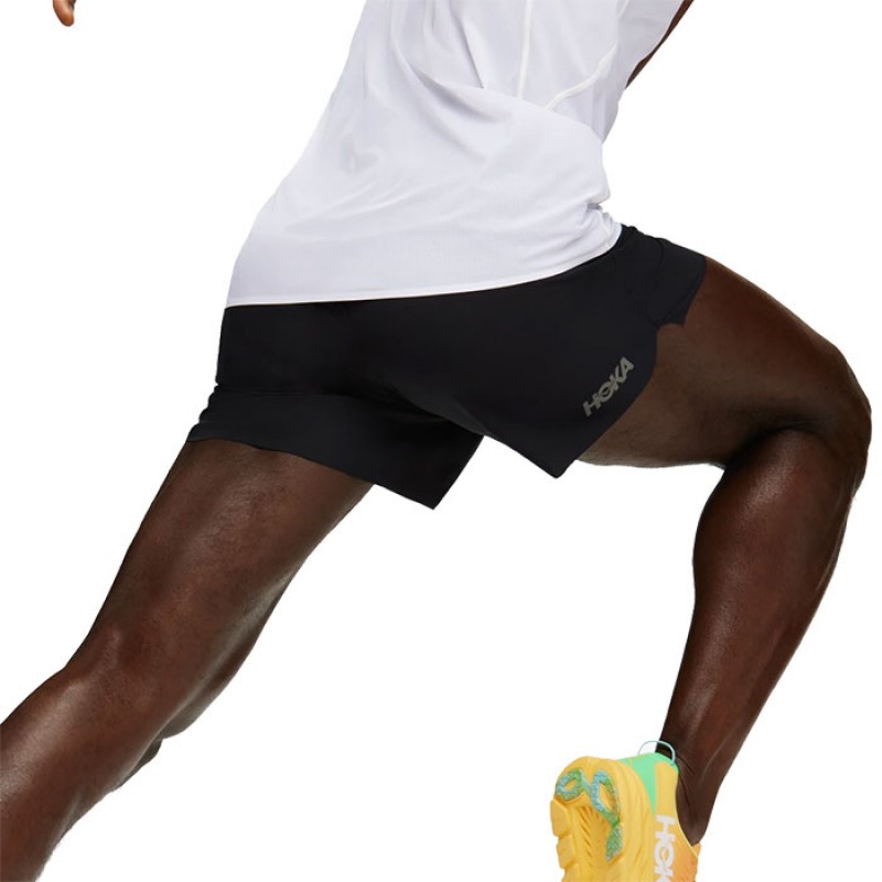 Hoka Glide Short With Brief Black - Image 3