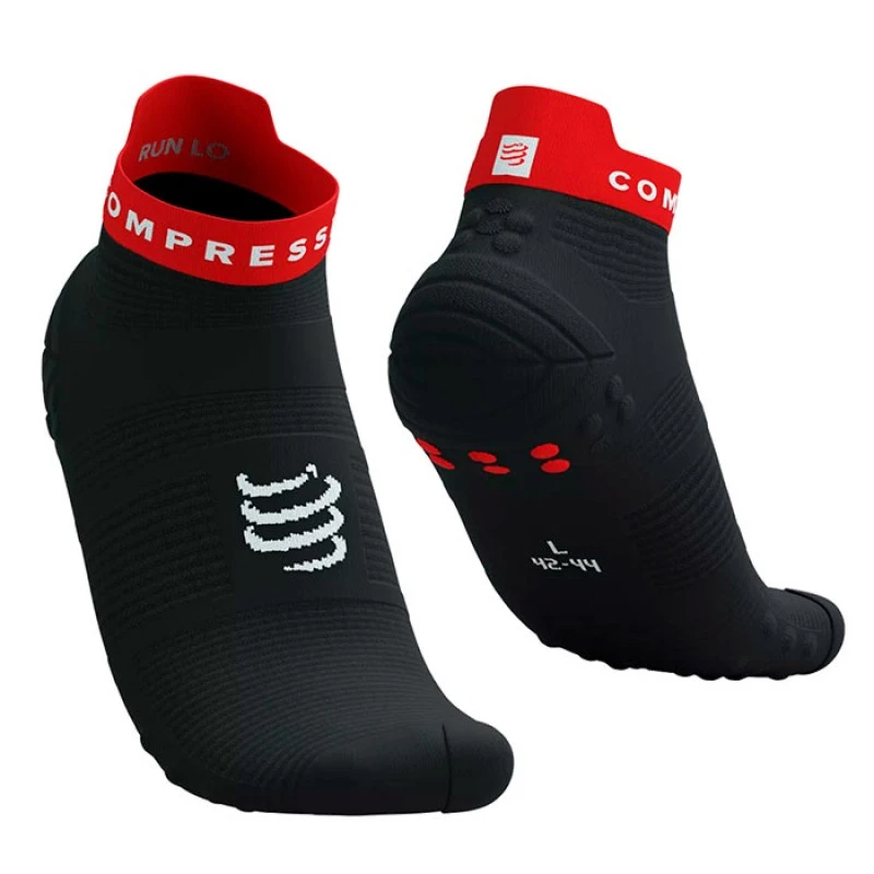 Compressport socks run low black