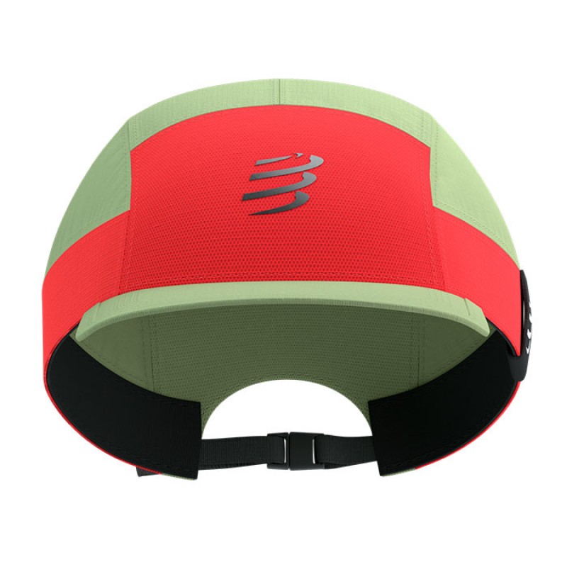 Compressport 5 Panel Light Cap Nile Fluo Red - Image 3