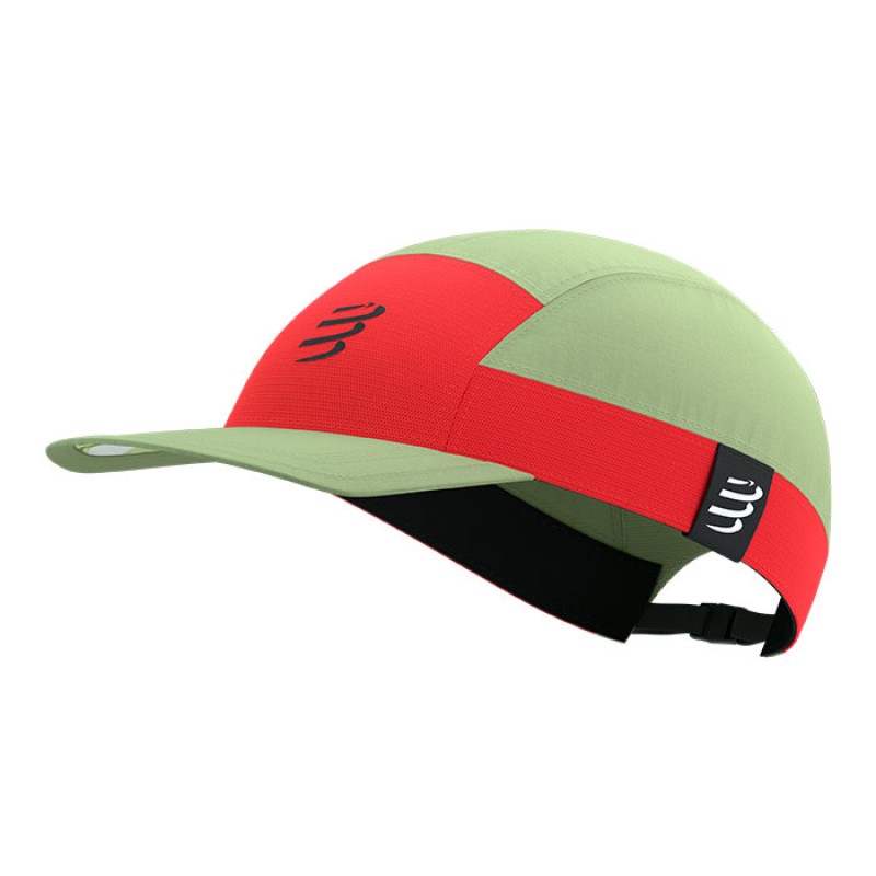 Compressport 5 Panel Light Cap Nile Fluo Red - Image 6
