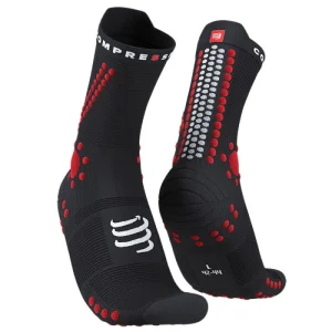 Compressport socks trail Black red