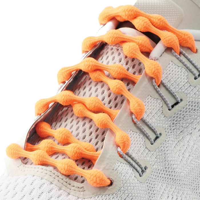 Caterpy elastic laces orange