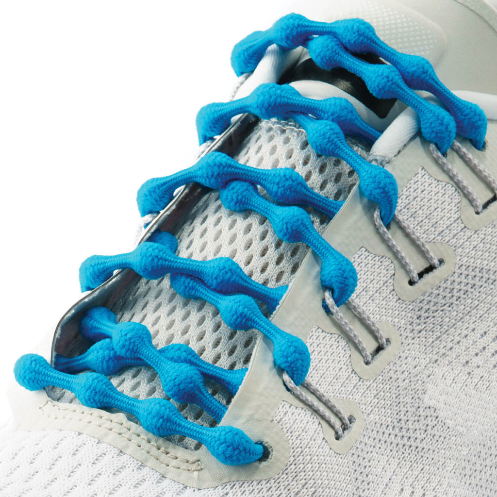 Caterpy Elastic Laces Tropical Blue
