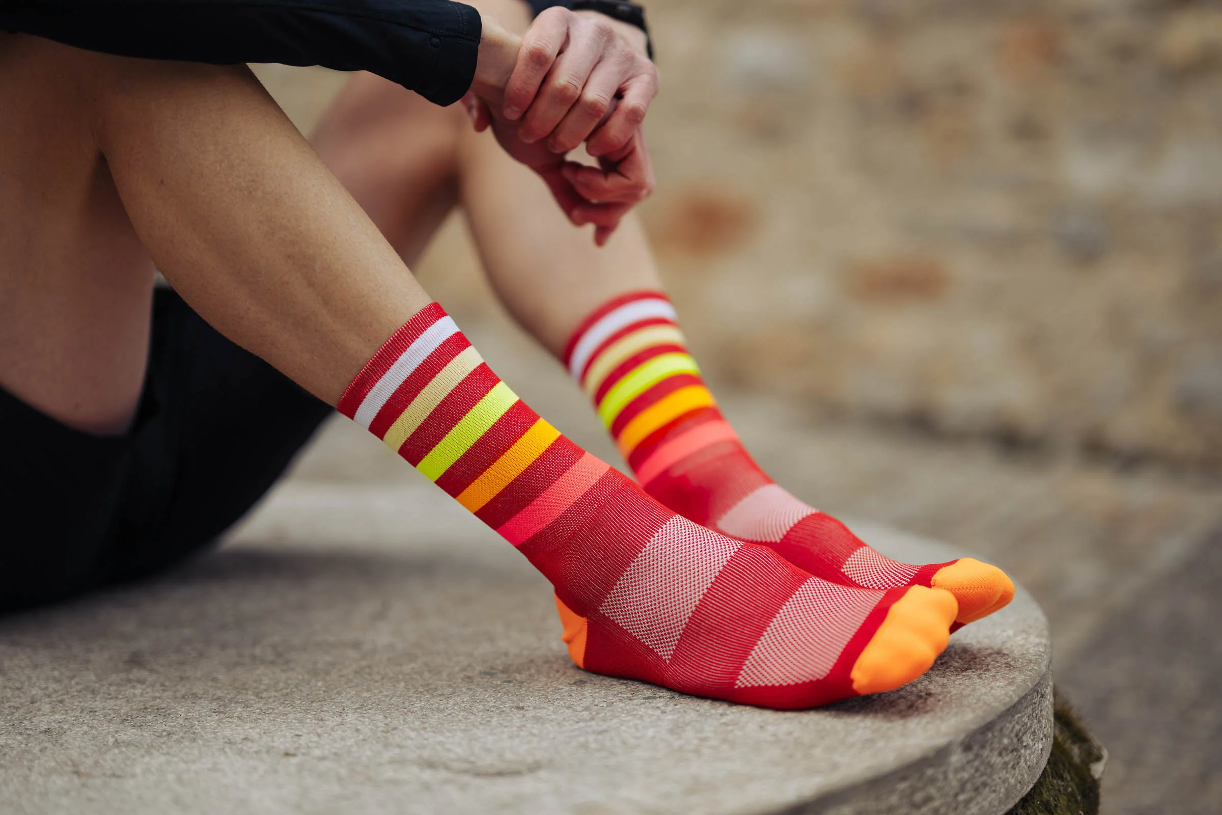 Incylence Socks Running Levels Sunset - Image 3