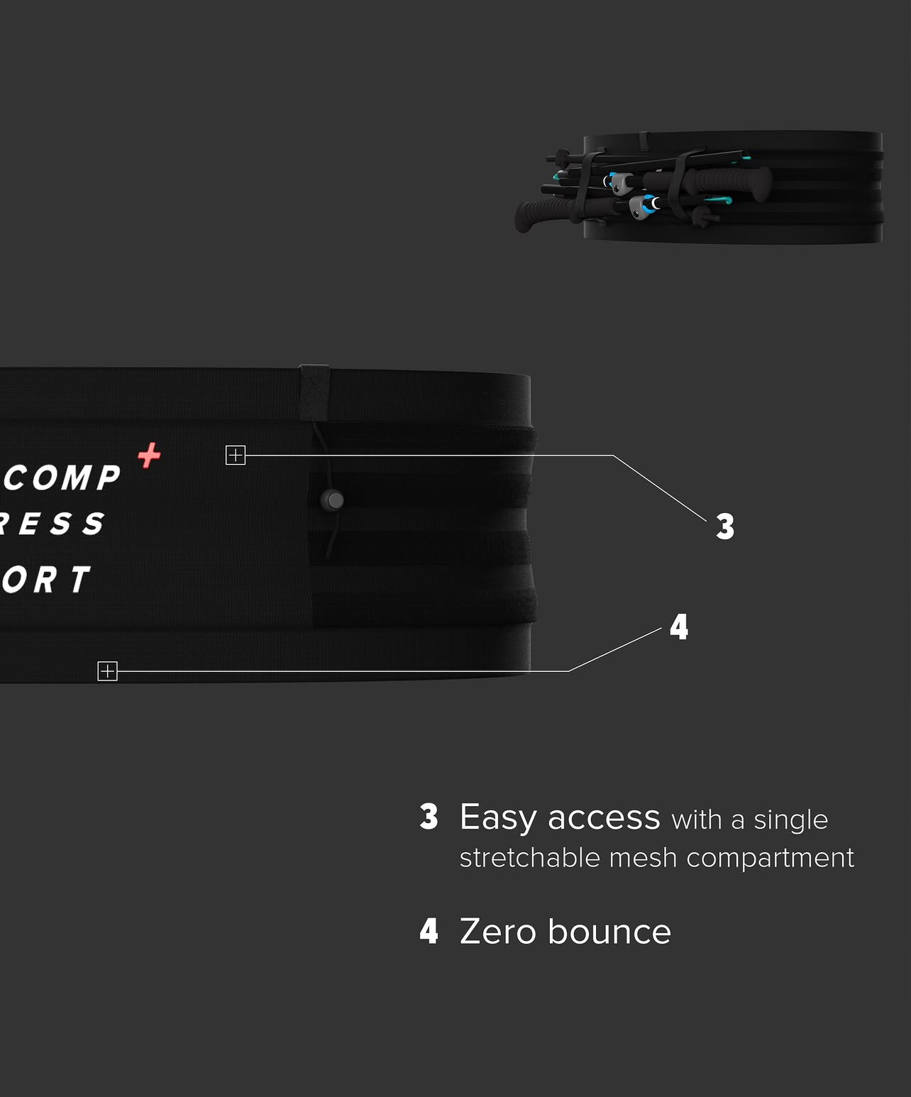 Compressport Freebelt Pro Black - Image 6