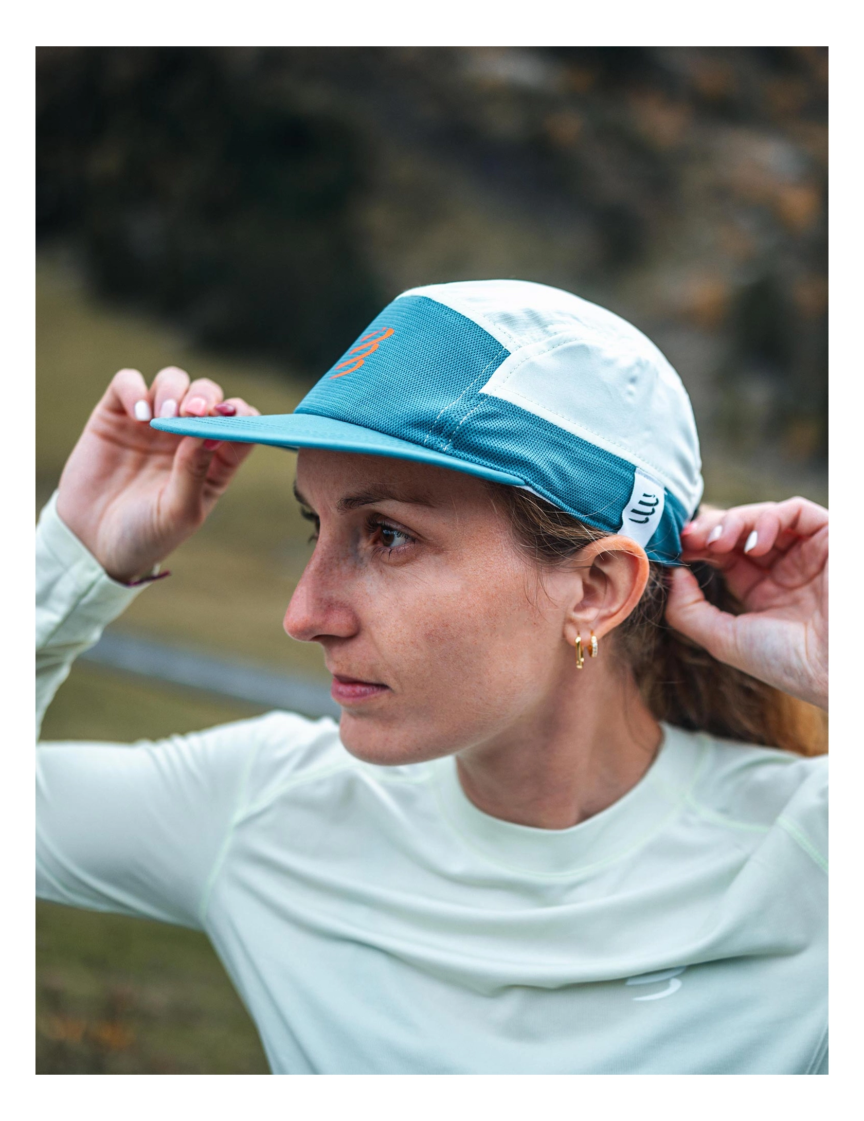 Compressport 5 Panel Light Cap Stargazer Aqua - Image 2