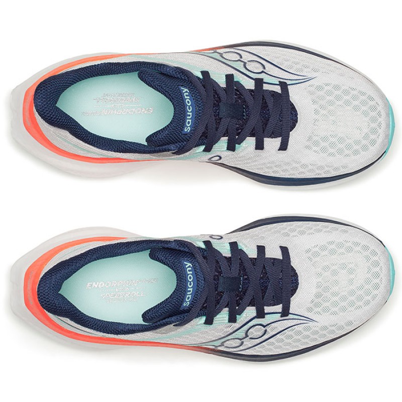 Saucony Endorphin Speed 5 White Navy - Image 2