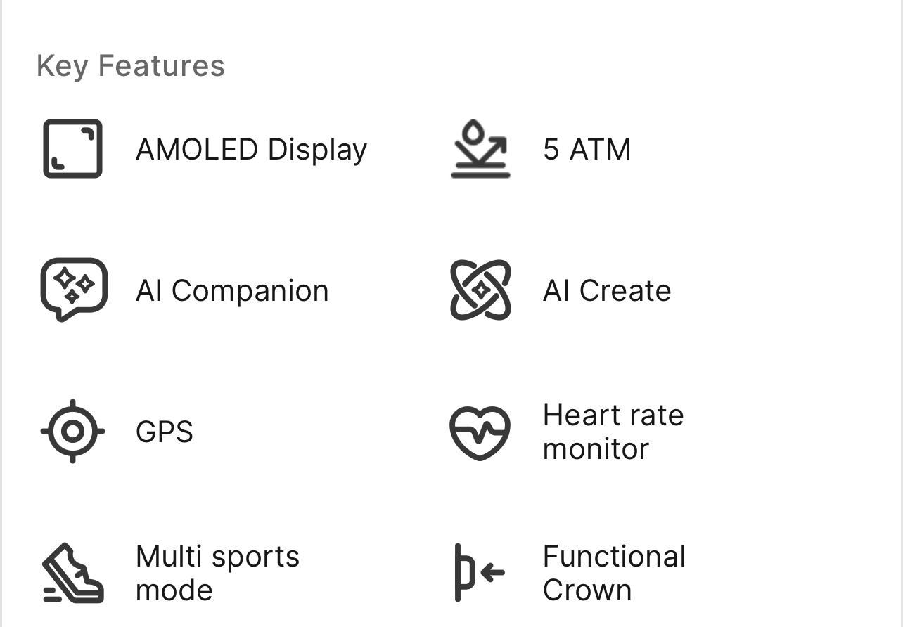 Smartwatch NOISE Endeavour Pro GPS Black - Image 8